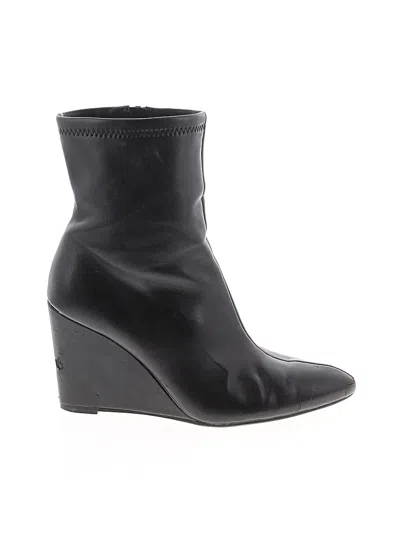 Pre-owned Unbranded Ankle Boots In Black