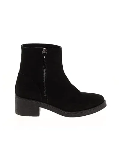 Pre-owned Unbranded Ankle Boots In Black