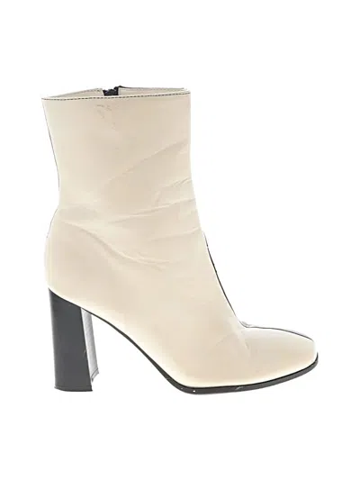 Pre-owned Unbranded Ankle Boots In Black
