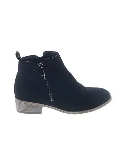 Pre-owned Unbranded Ankle Boots In Black