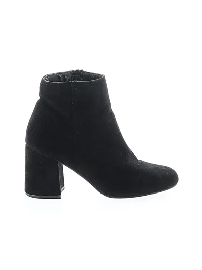 Pre-owned Unbranded Ankle Boots In Black