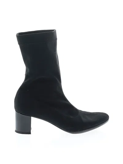 Pre-owned Unbranded Ankle Boots In Black