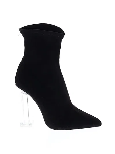 Pre-owned Unbranded Ankle Boots In Black