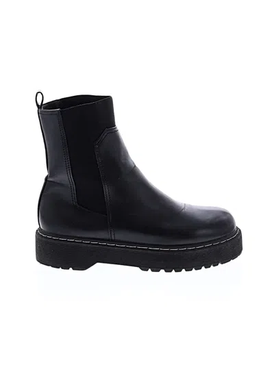 Pre-owned Unbranded Ankle Boots In Black