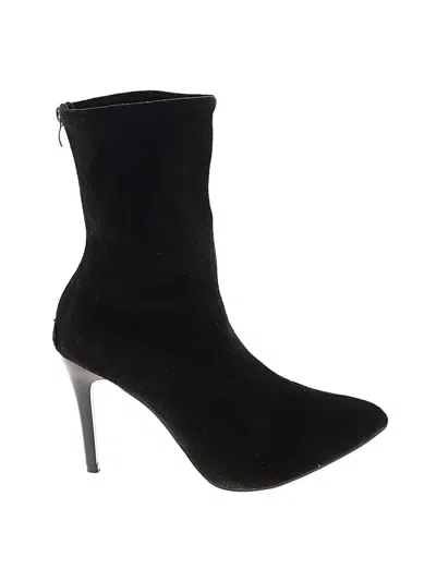 Pre-owned Unbranded Ankle Boots In Black