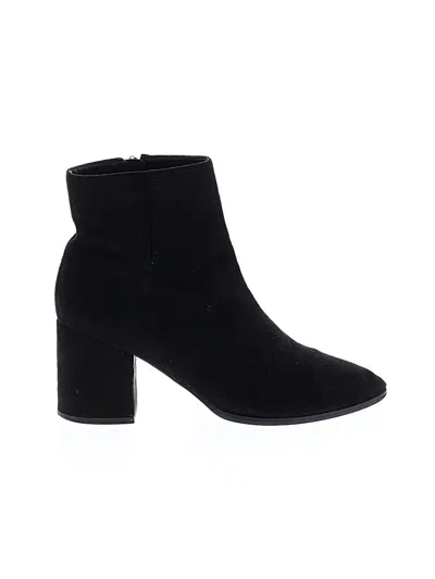 Pre-owned Unbranded Ankle Boots In Black