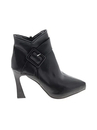 Pre-owned Unbranded Ankle Boots In Black