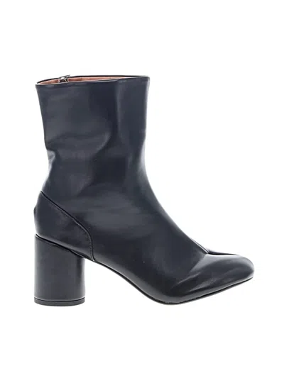 Pre-owned Unbranded Ankle Boots In Black
