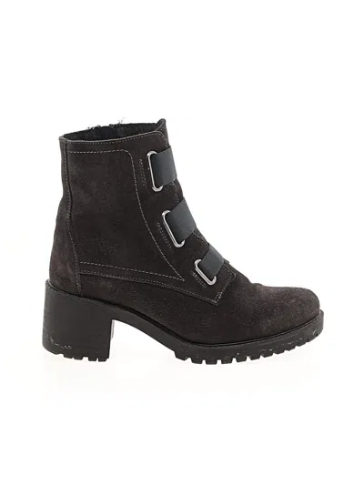 Pre-owned Unbranded Ankle Boots In Black