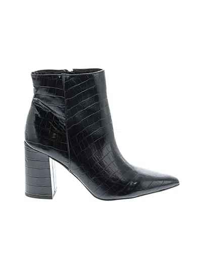Pre-owned Unbranded Ankle Boots In Black
