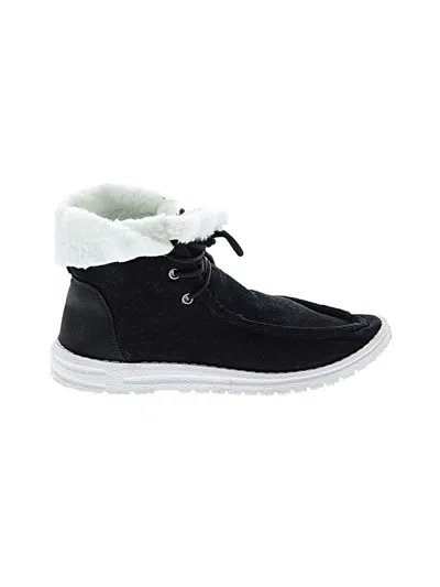Pre-owned Unbranded Ankle Boots In Black
