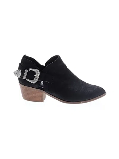 Pre-owned Unbranded Ankle Boots In Black