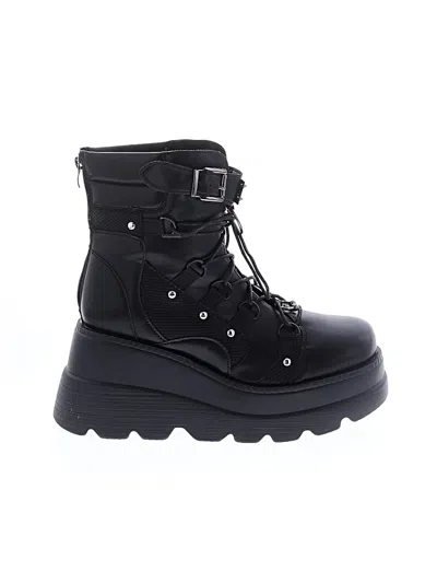 Pre-owned Unbranded Ankle Boots In Black