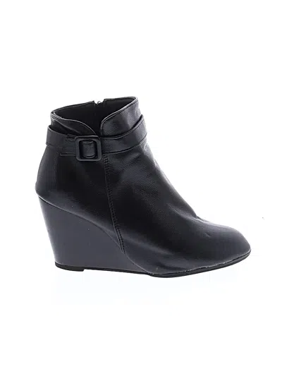Pre-owned Unbranded Ankle Boots In Black