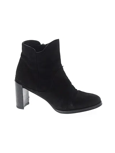 Pre-owned Unbranded Ankle Boots In Black
