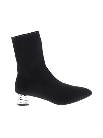 Pre-owned Unbranded Ankle Boots In Black