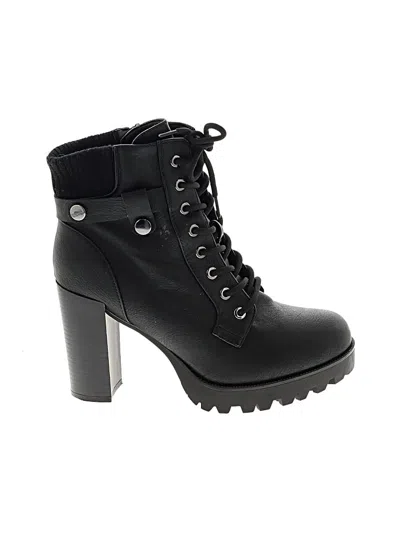 Pre-owned Unbranded Ankle Boots In Black