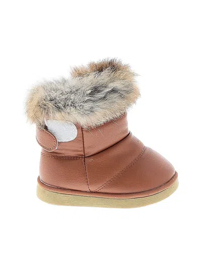 Pre-owned Unbranded Kids' Ankle Boots In Brown