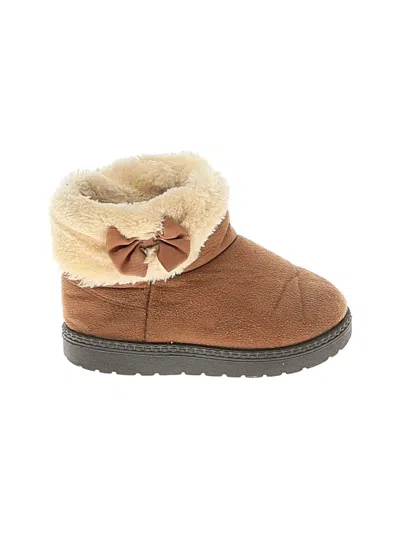 Pre-owned Unbranded Kids' Ankle Boots In Brown