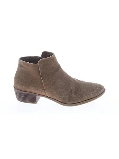 Pre-owned Unbranded Ankle Boots In Brown