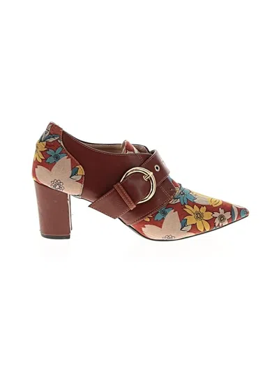 Pre-owned Unbranded Ankle Boots In Brown