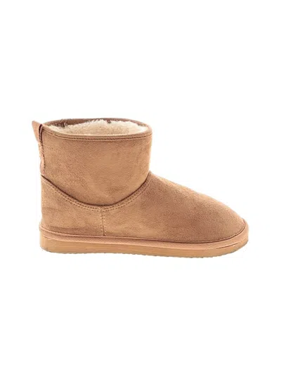 Pre-owned Unbranded Kids' Ankle Boots In Brown