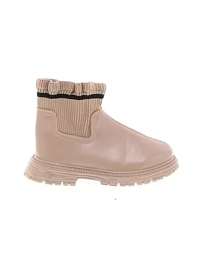Pre-owned Unbranded Kids' Ankle Boots In Brown