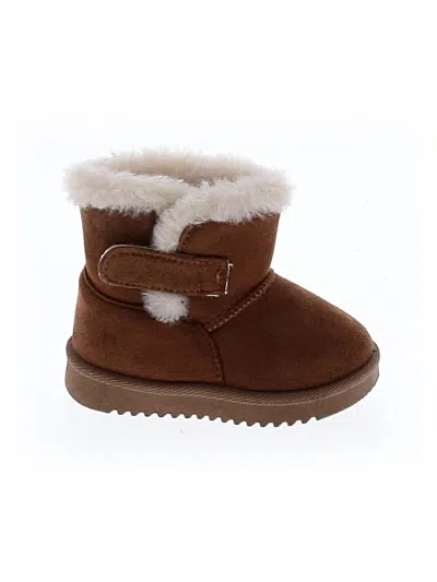 Pre-owned Unbranded Kids' Ankle Boots In Brown