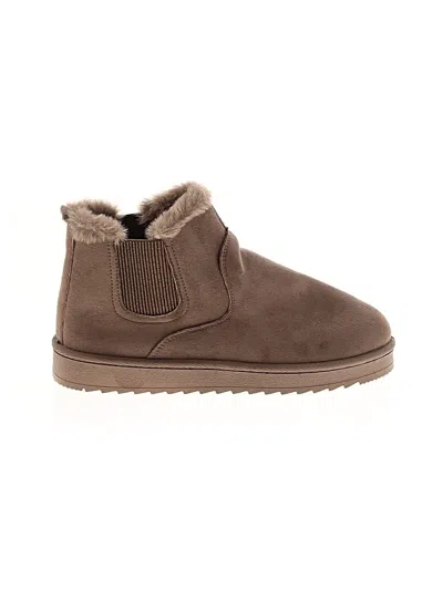 Pre-owned Unbranded Ankle Boots In Brown