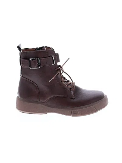 Pre-owned Unbranded Ankle Boots In Brown