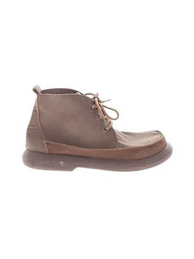 Pre-owned Unbranded Ankle Boots In Brown