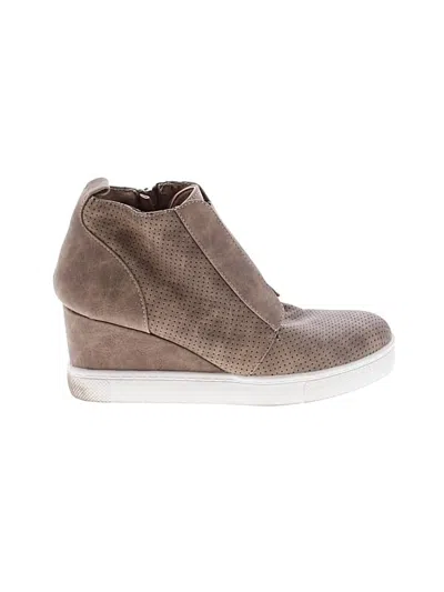 Pre-owned Unbranded Ankle Boots In Gray