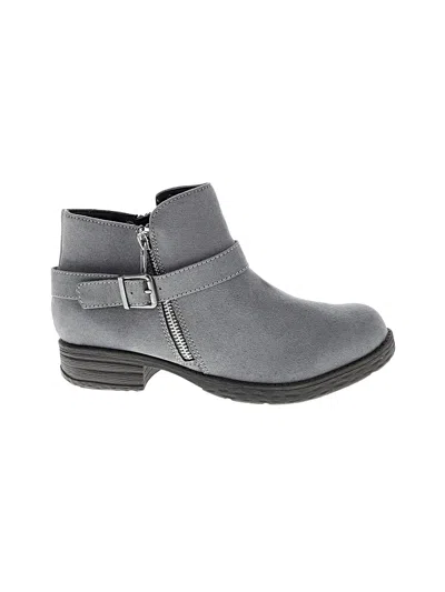 Pre-owned Unbranded Ankle Boots In Gray