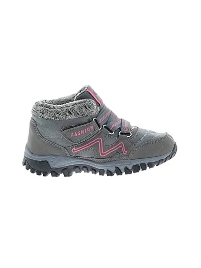 Pre-owned Unbranded Ankle Boots In Gray