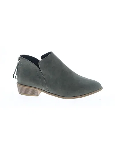 Pre-owned Unbranded Ankle Boots In Green