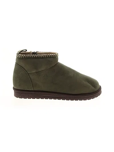 Pre-owned Unbranded Ankle Boots In Green