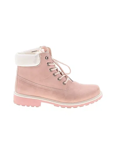 Pre-owned Unbranded Ankle Boots In Pink