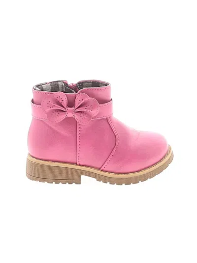 Pre-owned Unbranded Kids' Ankle Boots In Pink