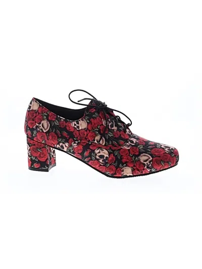 Pre-owned Unbranded Ankle Boots In Red