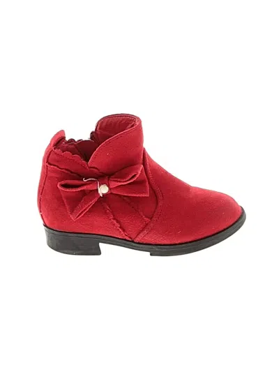 Pre-owned Unbranded Kids' Ankle Boots In Red