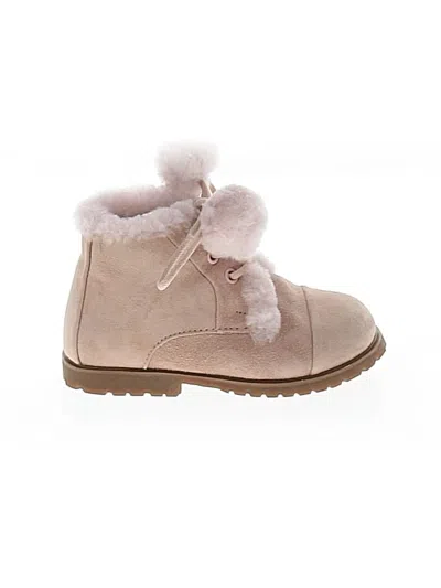 Pre-owned Unbranded Kids' Ankle Boots In Tan