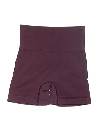 Pre-owned Unbranded Athletic Shorts In Burgundy