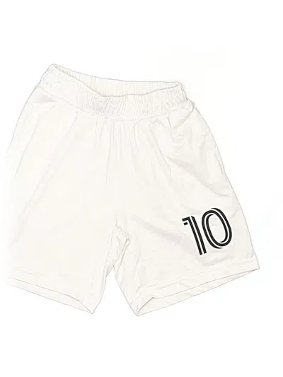 Pre-owned Unbranded Kids' Athletic Shorts In Ivory