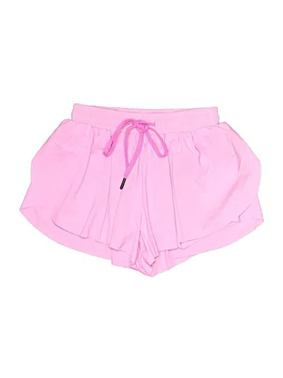 Pre-owned Unbranded Kids' Athletic Shorts In Pink