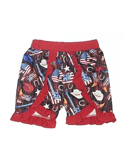 Pre-owned Unbranded Kids' Athletic Shorts In Red