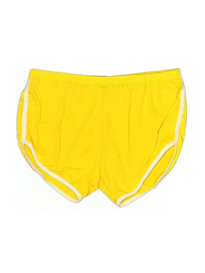 Pre-owned Unbranded Athletic Shorts In Yellow