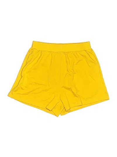 Pre-owned Unbranded Athletic Shorts In Yellow