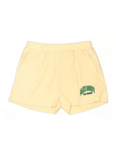 Pre-owned Unbranded Athletic Shorts In Yellow