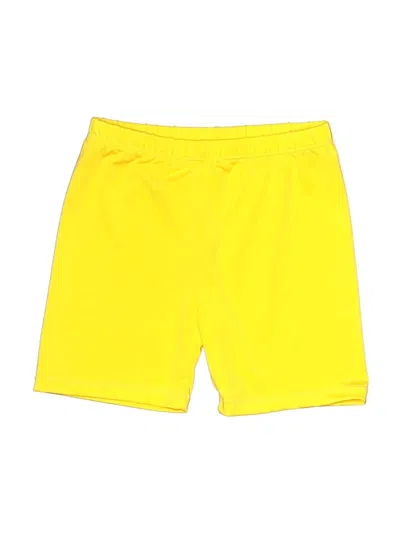 Pre-owned Unbranded Kids' Athletic Shorts In Yellow