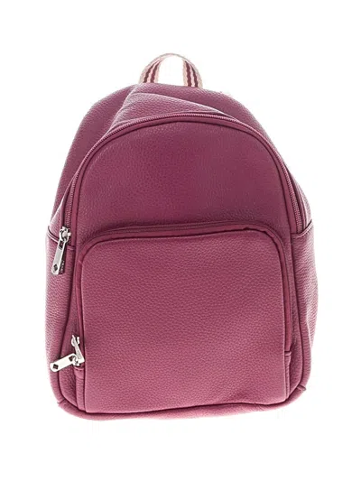 Pre-owned Unbranded Backpack In Burgundy